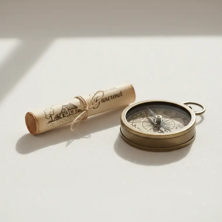 Rodzinne siedlisko na wsi z domem i ogrodem, ilustrujące ile realnie trwa zakup siedliska z kredytem hipotecznym w 2026 roku