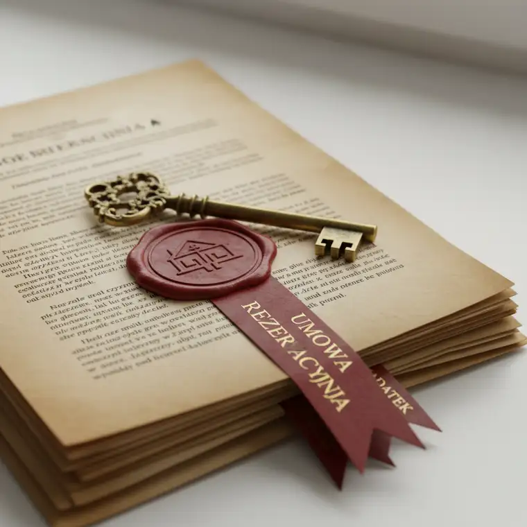 Para oglądająca siedlisko i analizująca umowę rezerwacyjną, zastanawiająca się czy można odstąpić od umowy rezerwacyjnej siedliska bez utraty zadatku