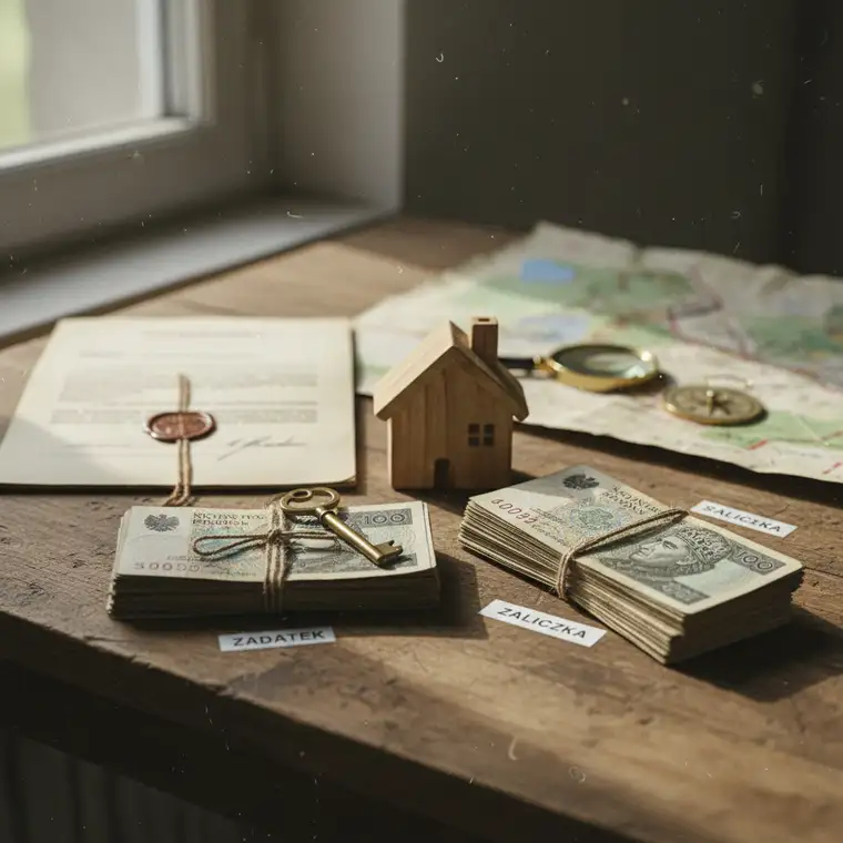 Zadatek czy zaliczka - dlaczego warto wybrać zadatek przy zakupie siedliska?