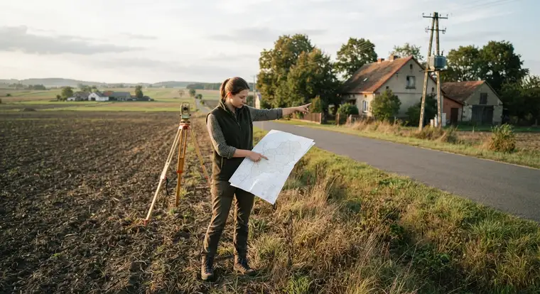 Mapa ewidencyjna i dokumenty działki rolnej - jak uzyskać warunki zabudowy na działce rolnej i przejść procedurę w urzędzie