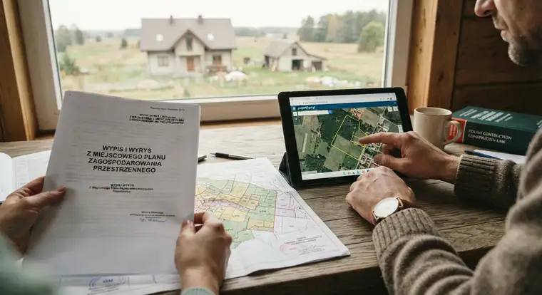 Zdjęcie poglądowe: dom na działce rolnej w siedlisku - warunki zabudowy a plan miejscowy i budowa domu na wsi