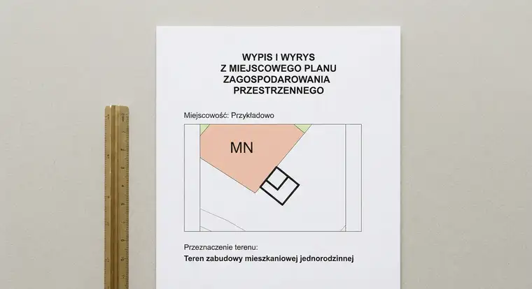Wiejski krajobraz z działką i domem - kiedy warunki zabudowy nie są potrzebne przy budowie domu na wsi
